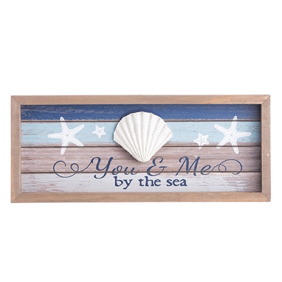 You & Me by the Sea Tabletop Decor Shell Accent - Picture 1 of 2